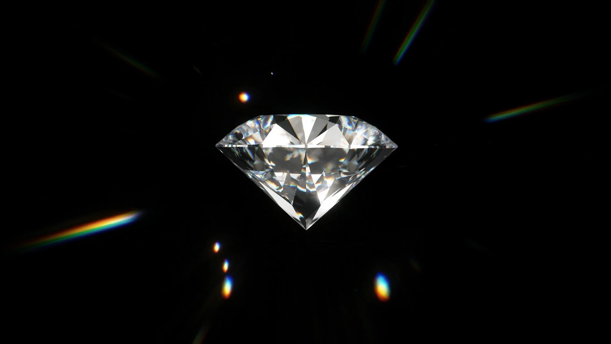 Animation 3D de haute joaillerie mettant en valeur lumière et matière